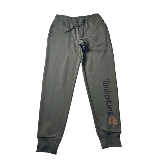 Timberland Olive Green Jogger‎ Sweatpants Men's Small Ribbed Cuffs NEW - Picture 8 of 8